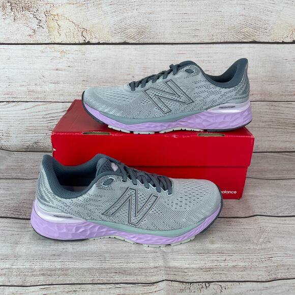 New Balance 880 V11 Womens Sz 12B Running Shoes Gray Purple - Picture 1 of 11